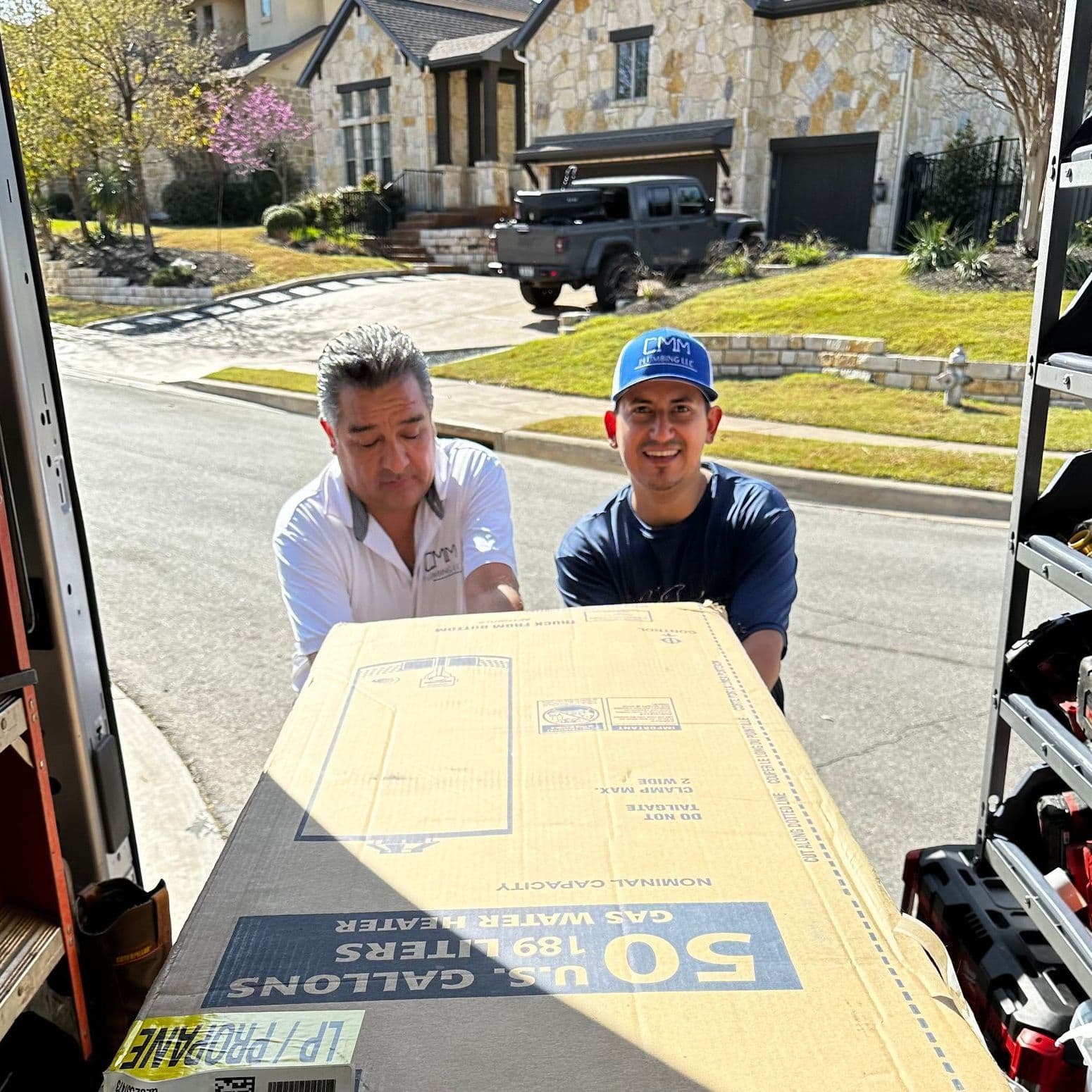 CMM Plumbing water heater replacement service in Coupland, TX